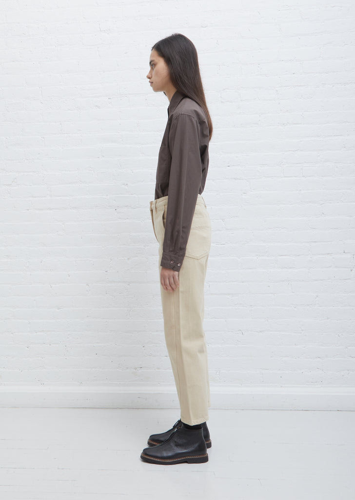 Denim Twisted Pants — Saltpepper