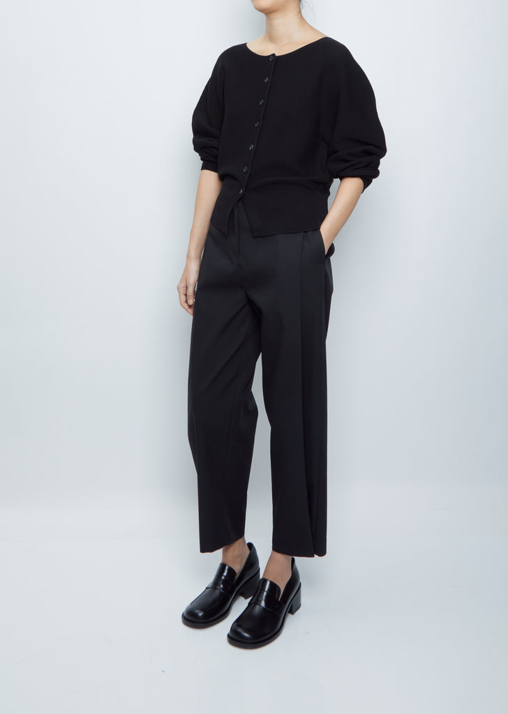 Whole Garment Rounded Cardigan