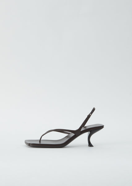 Constance Sandal — Mocha – La Garçonne