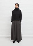 Half Elastic Waistband Pants