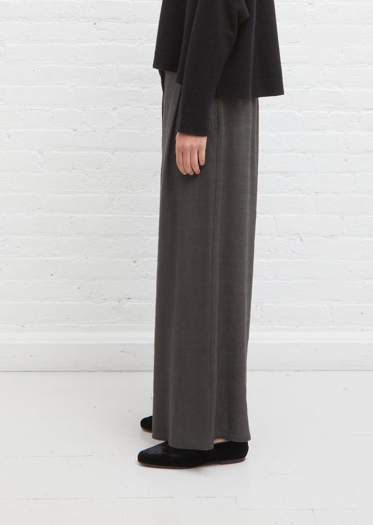 Half Elastic Waistband Pants