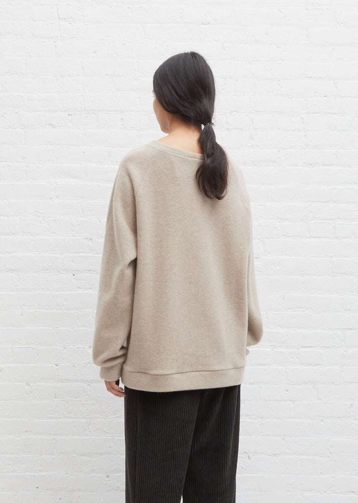 Wool & Cashmere Jersey Sweatshirt