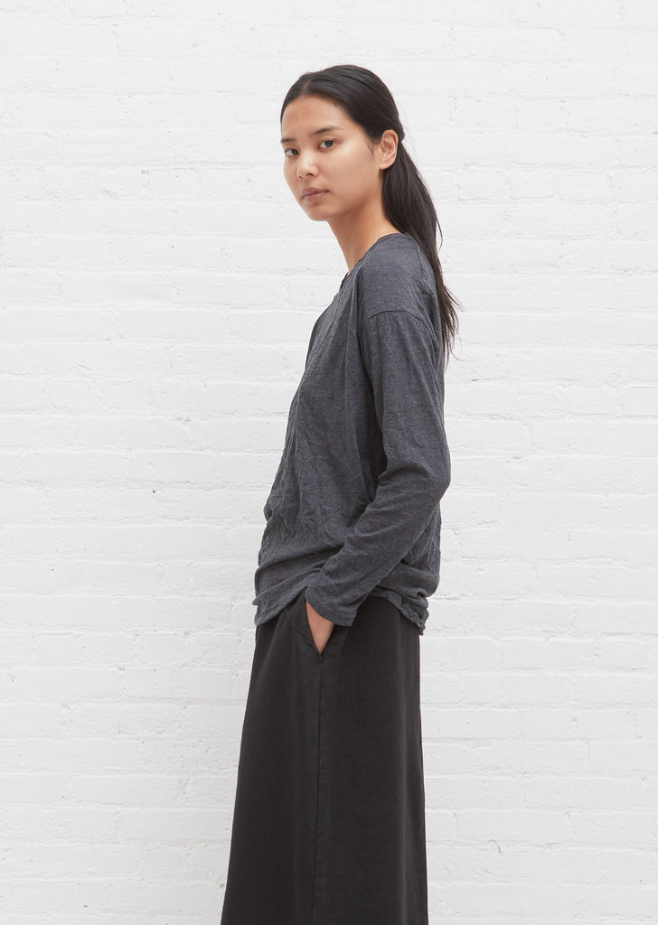 Wrinkle Finish LS Pullover