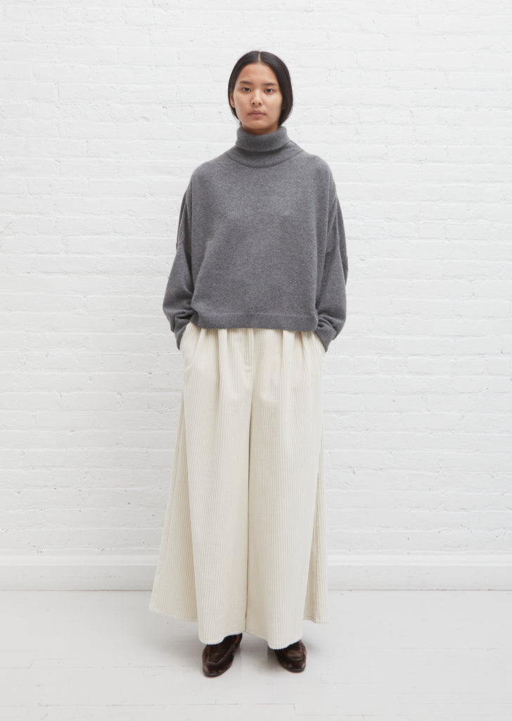 Rollneck Chunky Sweater — Smog