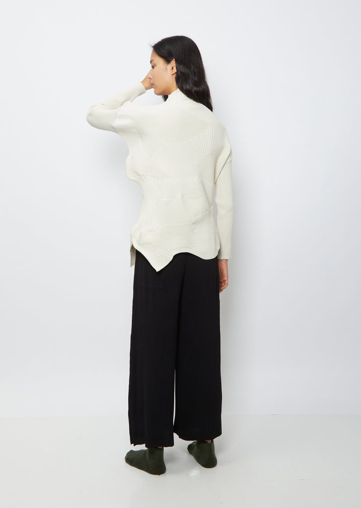 Kone Kone Pleated Long Sleeve Top