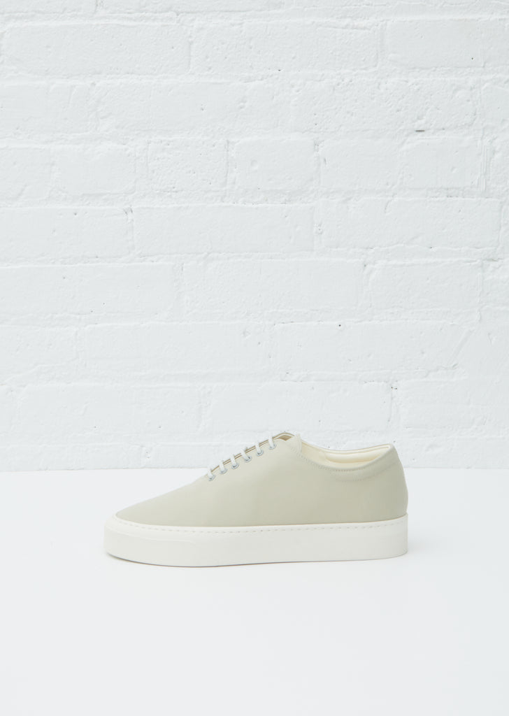 Marie H Canvas Lace-Up — Light Grey