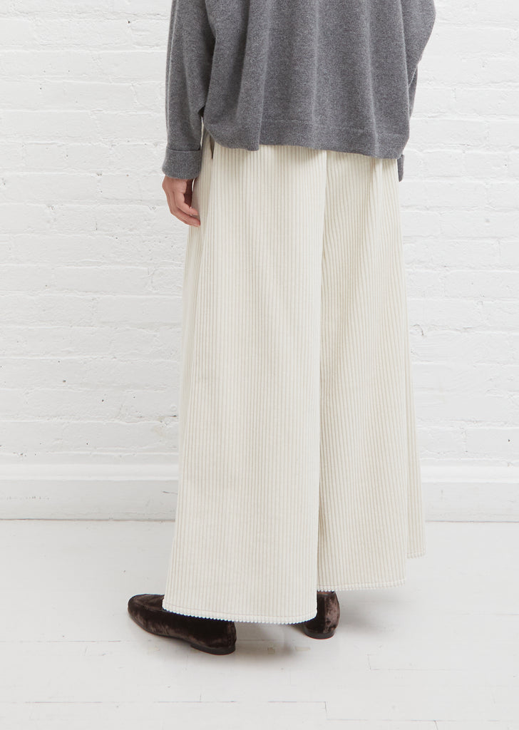 Corduroy High Waist Pants