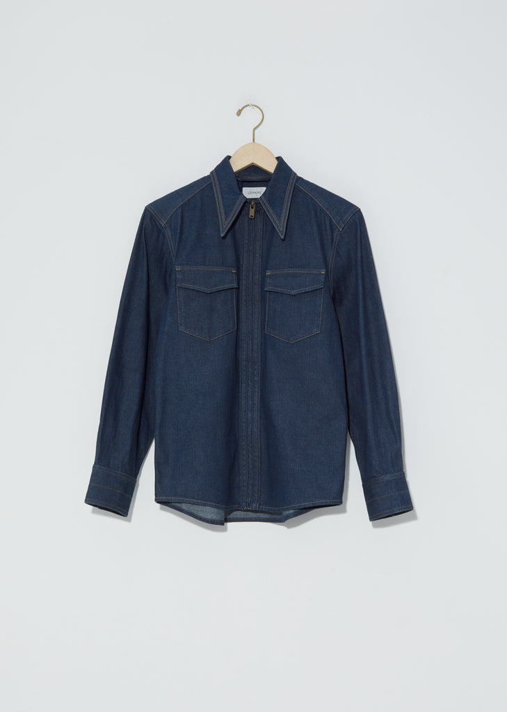 Denim Zipped Shirt
