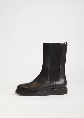Chelsea High Boot — Black