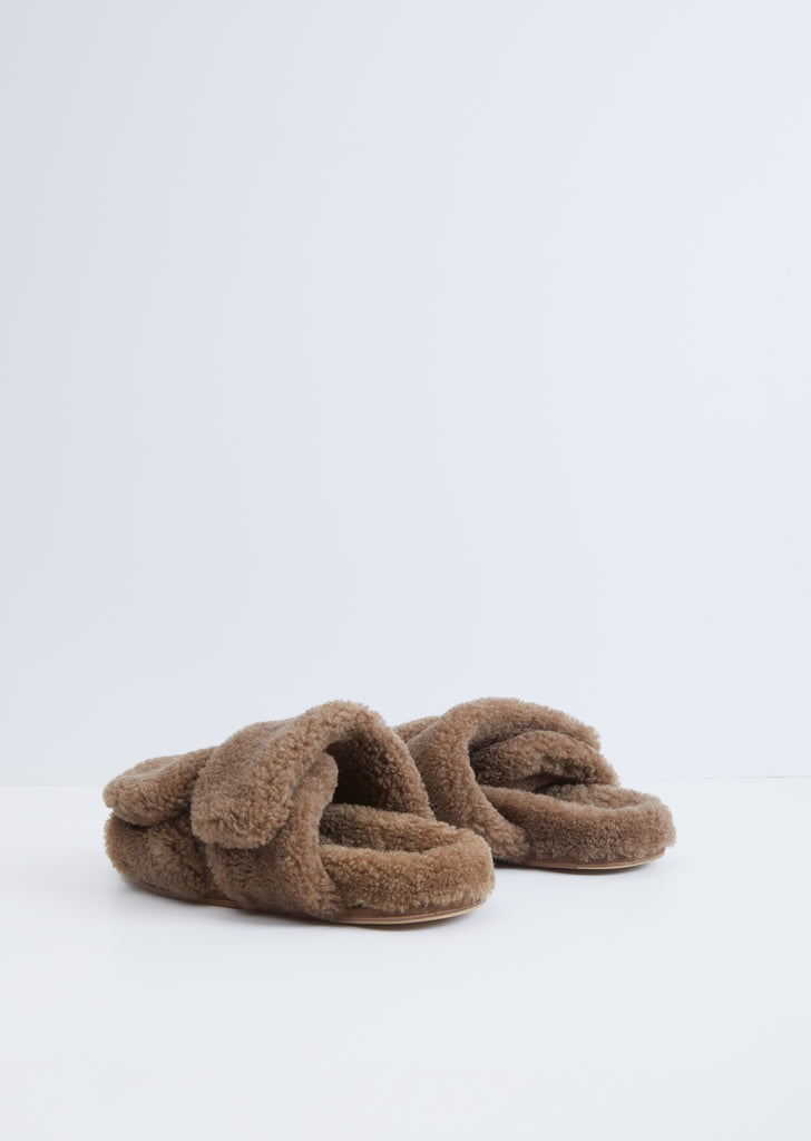 Shearling Sandals