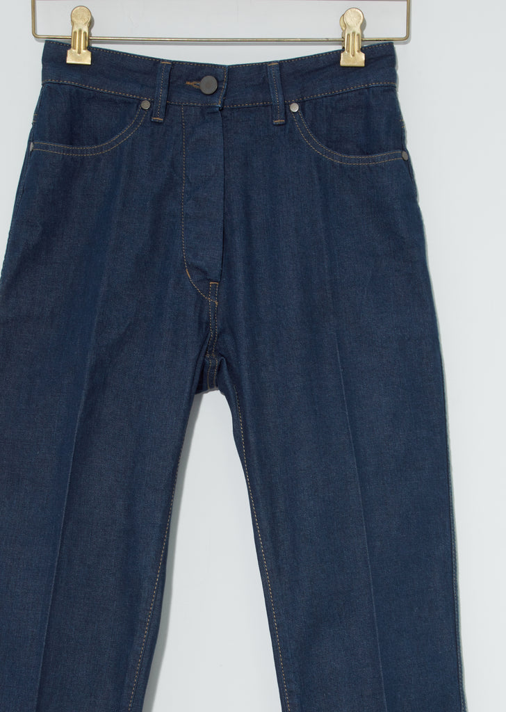 Denim Straight Leg Jeans — Jean Blue