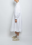 Puff Sleeve Dress — White