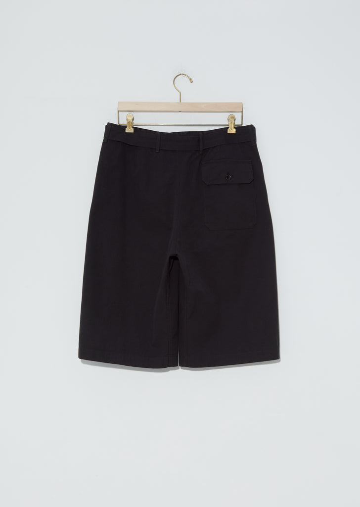 Belted Shorts — Black