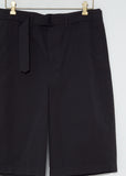 Belted Shorts — Black