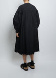 Puff Sleeve Dress — Black