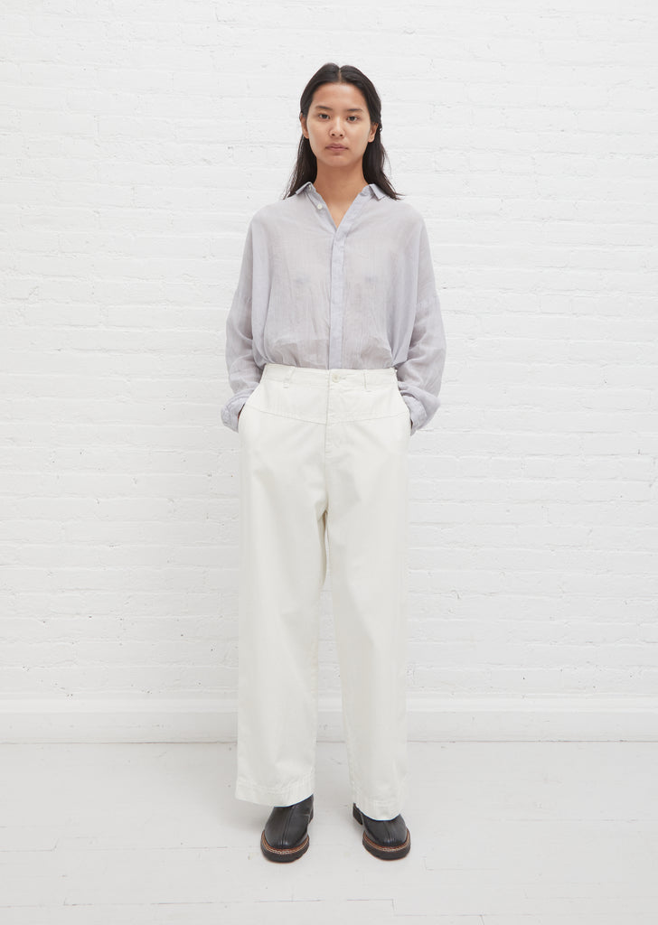 Organic Cotton Wide Pants