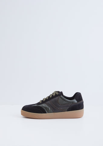 Suede Sneakers — Kaki