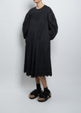 Puff Sleeve Dress — Black