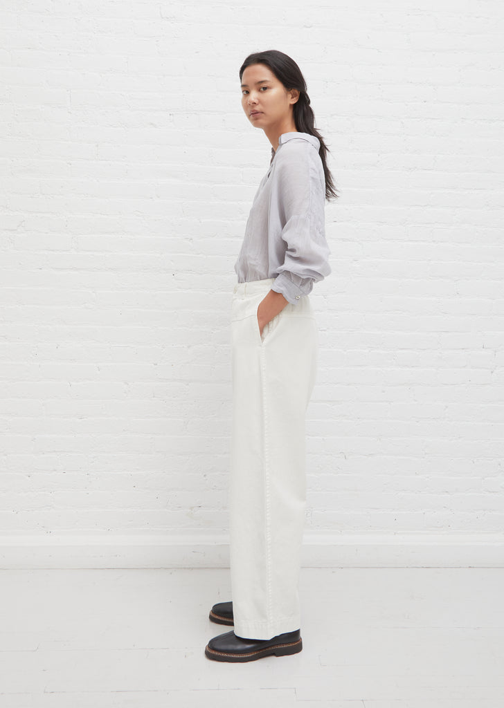 Organic Cotton Wide Pants