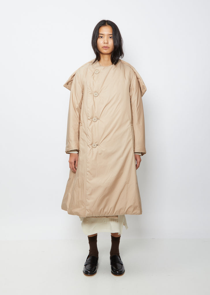 Puff Coat — Beige