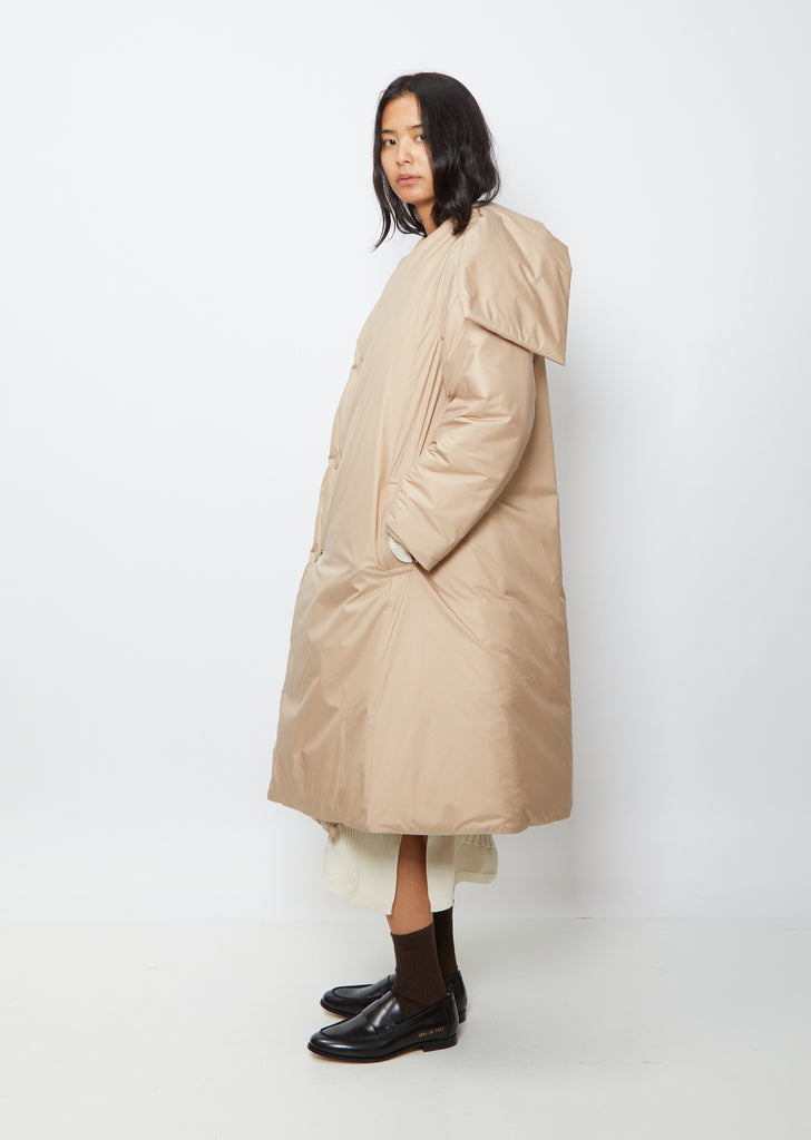 Puff Coat — Beige