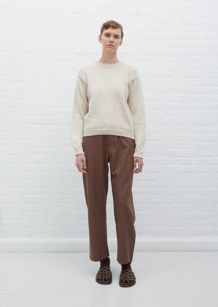 Jam Alpaca & Wool Sweater — Natural