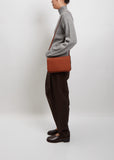 Isabella Small Round Shoulder Bag — Dark Honey