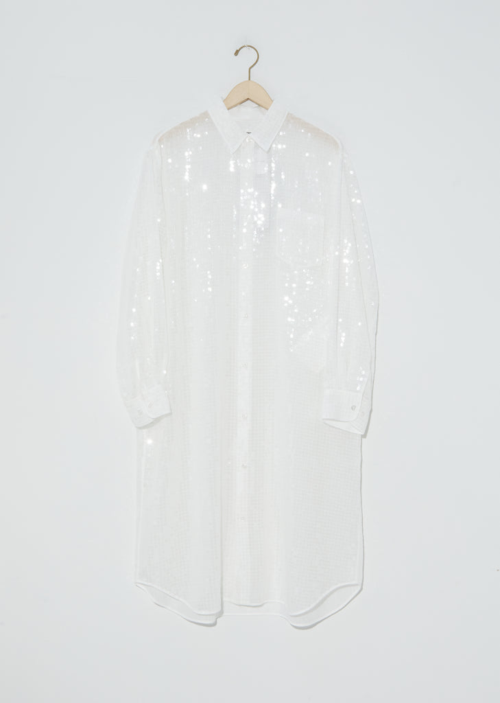 Sequin Shirt Dress