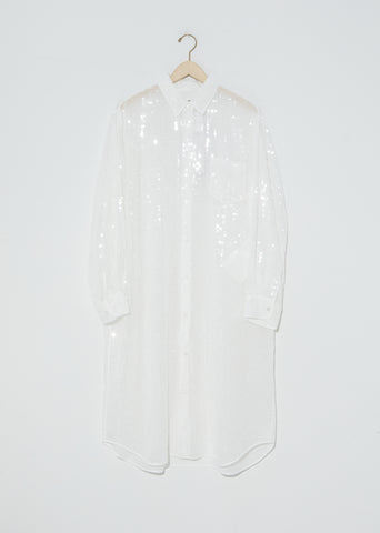 Sequin Shirt Dress