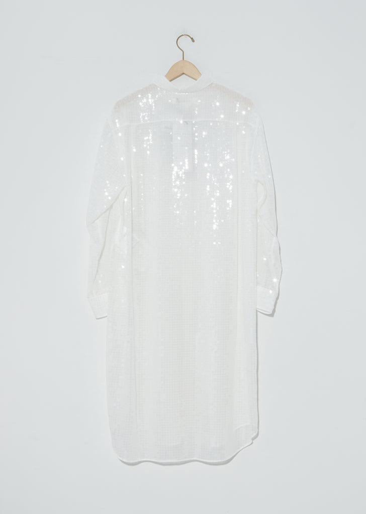 Sequin Shirt Dress