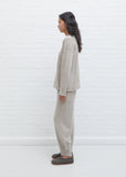 Baby Alpaca & Wool Base Crewneck — Marl