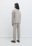 Baby Alpaca & Wool Base Crewneck — Marl
