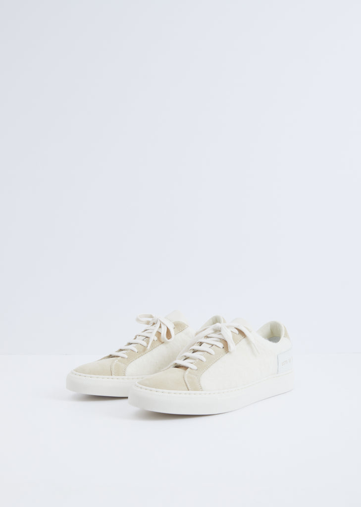 Retro Wool Sneaker — White