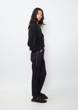 V-Neck Cardigan — Black