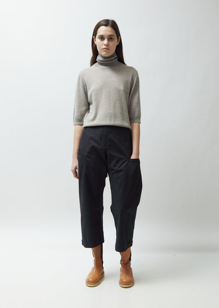 Romero Technical Cotton Pants — Dark Navy