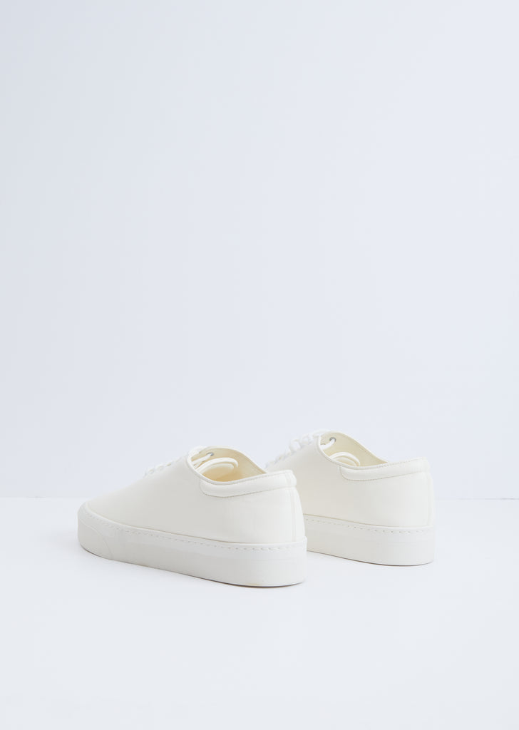 Marie H Leather Lace-Up —  Milk