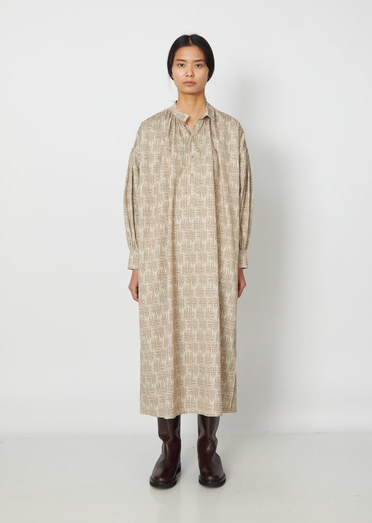 The Shepherd Printed Twill Dress