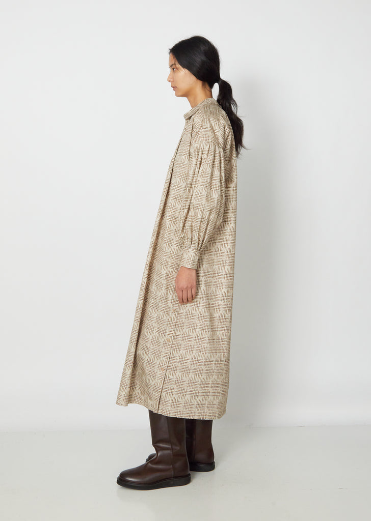 The Shepherd Printed Twill Dress
