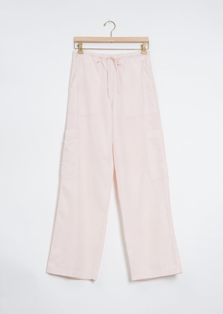 Light Sleek Silk Nylon Pants