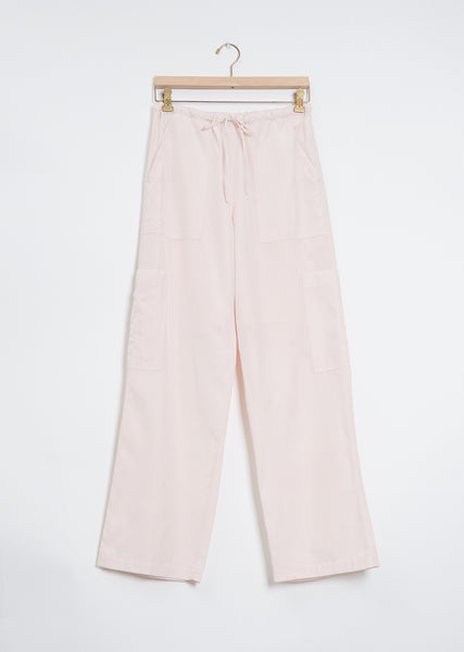 Light Sleek Silk Nylon Pants - 0 / Pink