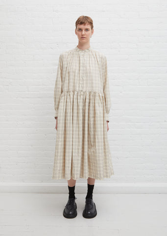 Natural Check Yuki Dress