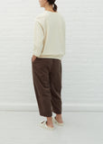 3/4 Sleeve Sweatshirt — Creme