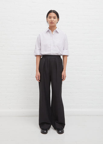 High Waisted Wide Leg Pull On Pant