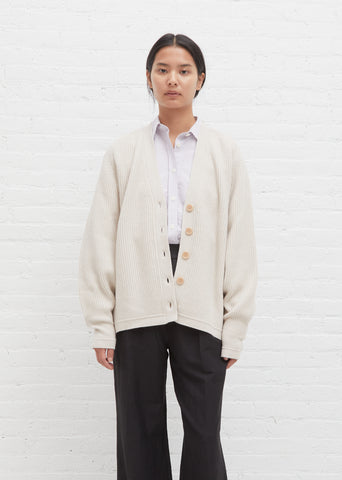 Fisherman Rib Cape Cardigan