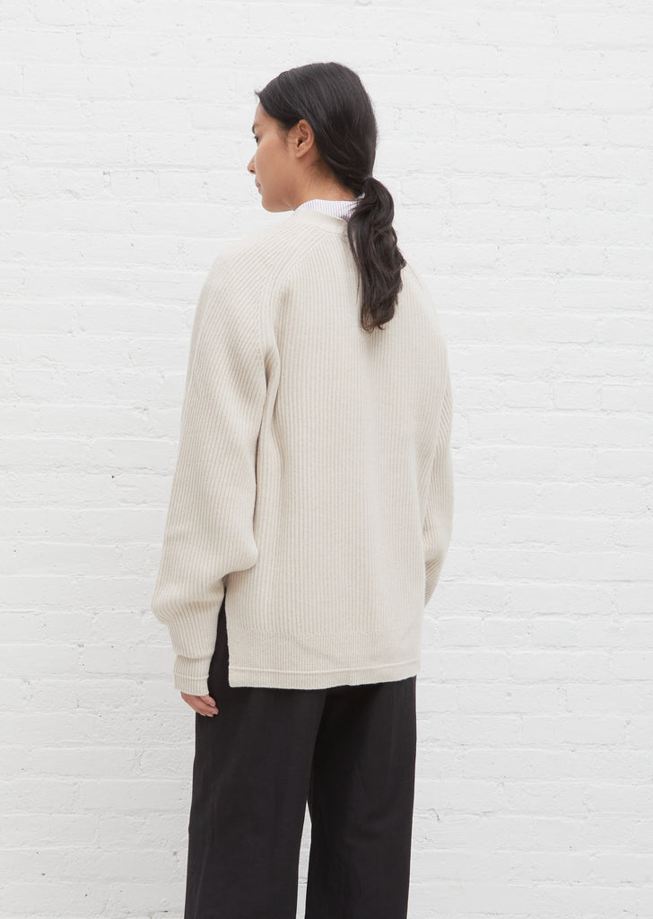 Fisherman Rib Cape Cardigan