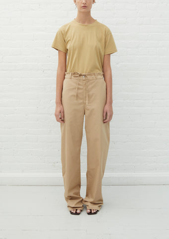 John Drawstring Pants — Beige