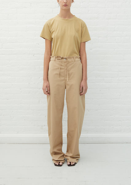 John Drawstring Pants — Beige - XS / Beige