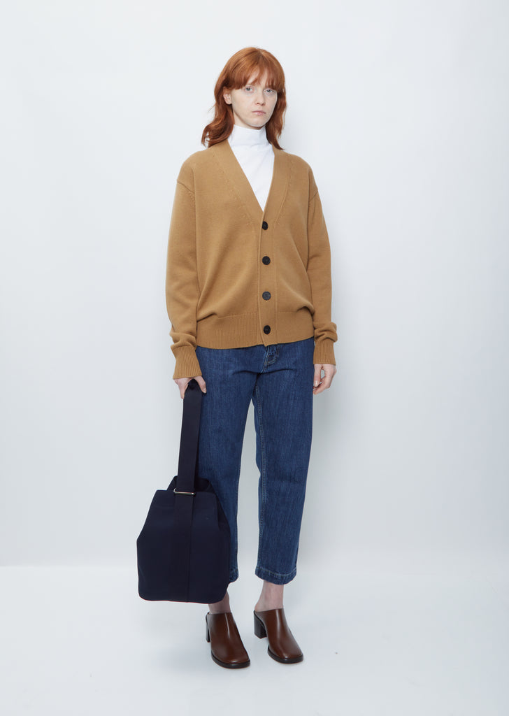 The Slide Canvas Bag — Dark Navy