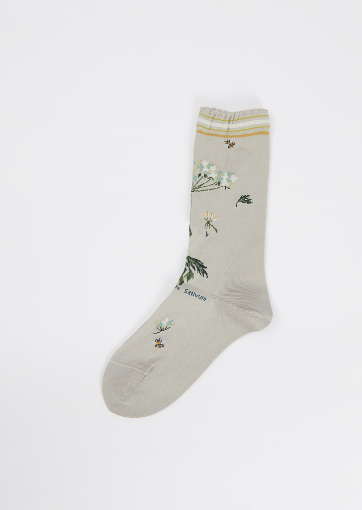 Botanical XII Socks — Sage