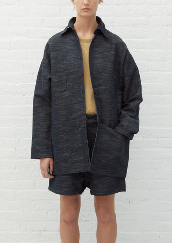 Hawaii Jack Shirt Jacket — Navy Melange